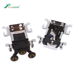 sliding wardrobe door part top/bottom down Wheels/Runner/Guides kit side-mounted hanging sliding pulley open wheel for cabinet
