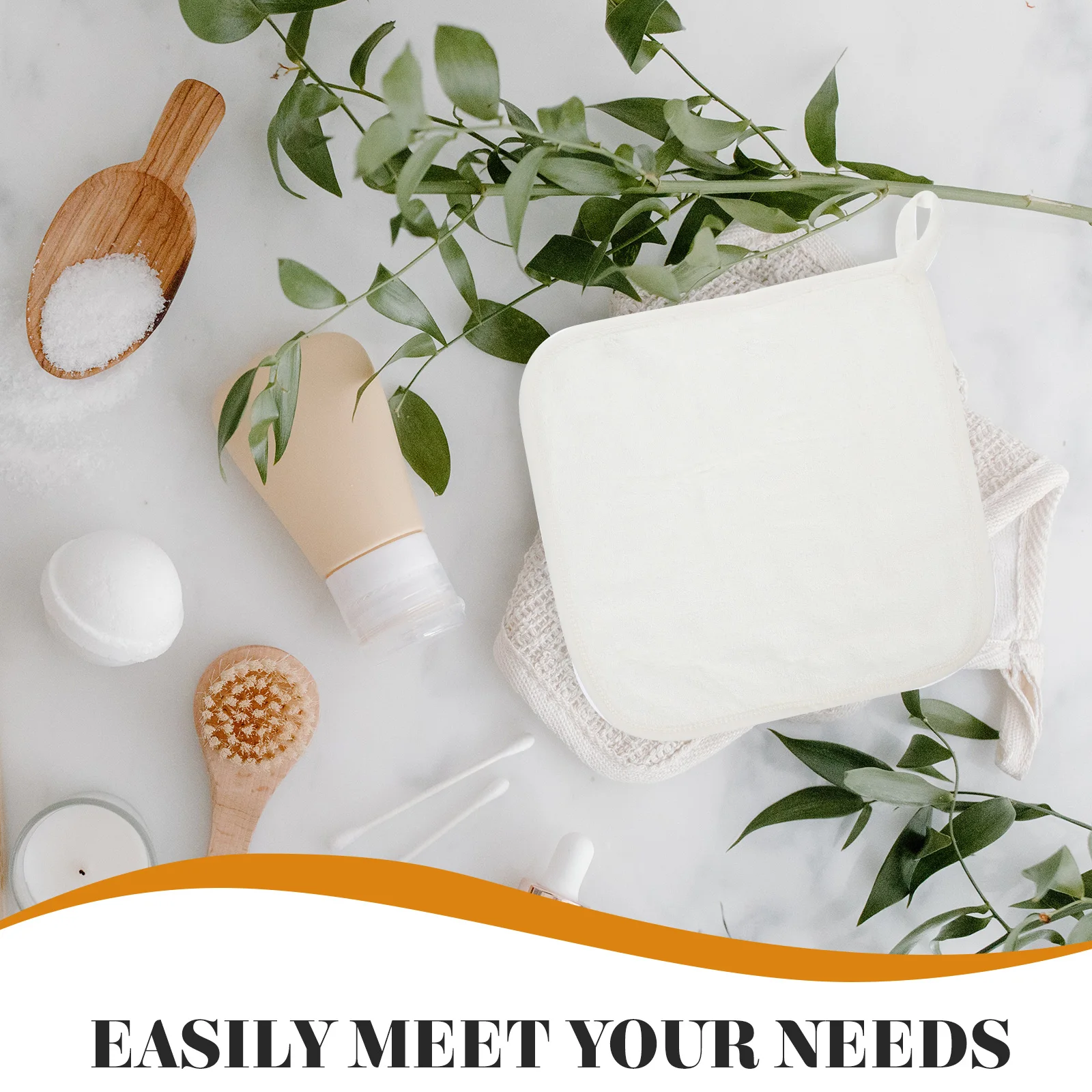 

4Pcs Baby Washcloths Newborn Absorbent Soft Face Towels Infant Toddler Bath Towels Easy Care Baby Washcloths Face Towel