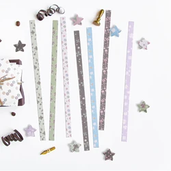 540Pcs Star Origami Paper Strips DIY Craft Decoration Stress Relief Kids Adults paper strips decorative star strip