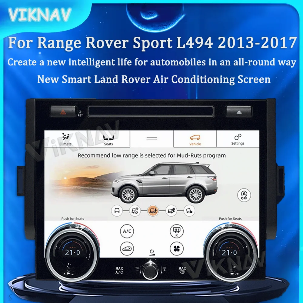 Viknav AC Panel For Range Rover Sport L494 2013-2017 Air Conditioning Control Touch Screen Android Car Radio