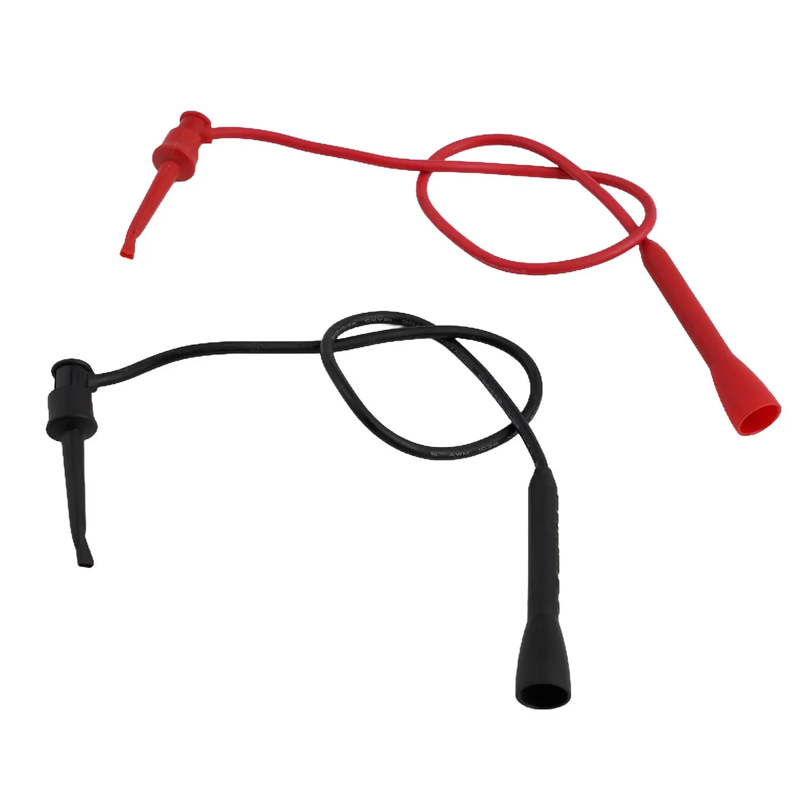 Flexible PVC Multimeter Test Cords Designed for Precise Electrical Measurements with a Reliable Back Probe Set of Two
