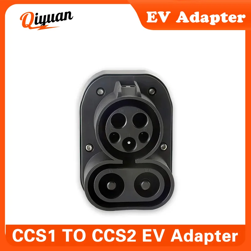 CCS1 to CCS2 Adapter EV Charger Adpater DC 1000V 200A and EV Charger Connector Type 1 to Type 2 Adapter SAE j1772 to IEC62196