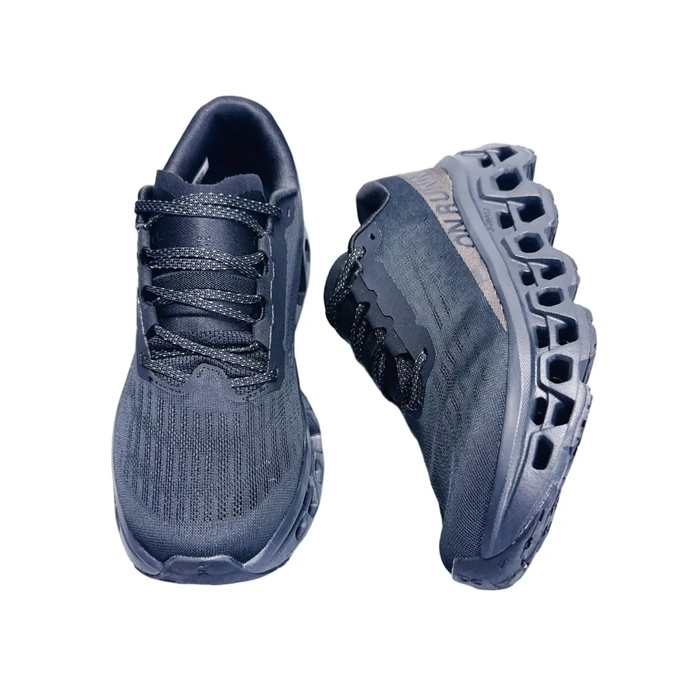 Purcoral 2027 New Women Breathable Knit Mesh Running Shoes Hollow Cutout Sole Shock Absorbing Non Slip Outdoor Walking Sneakers view 6