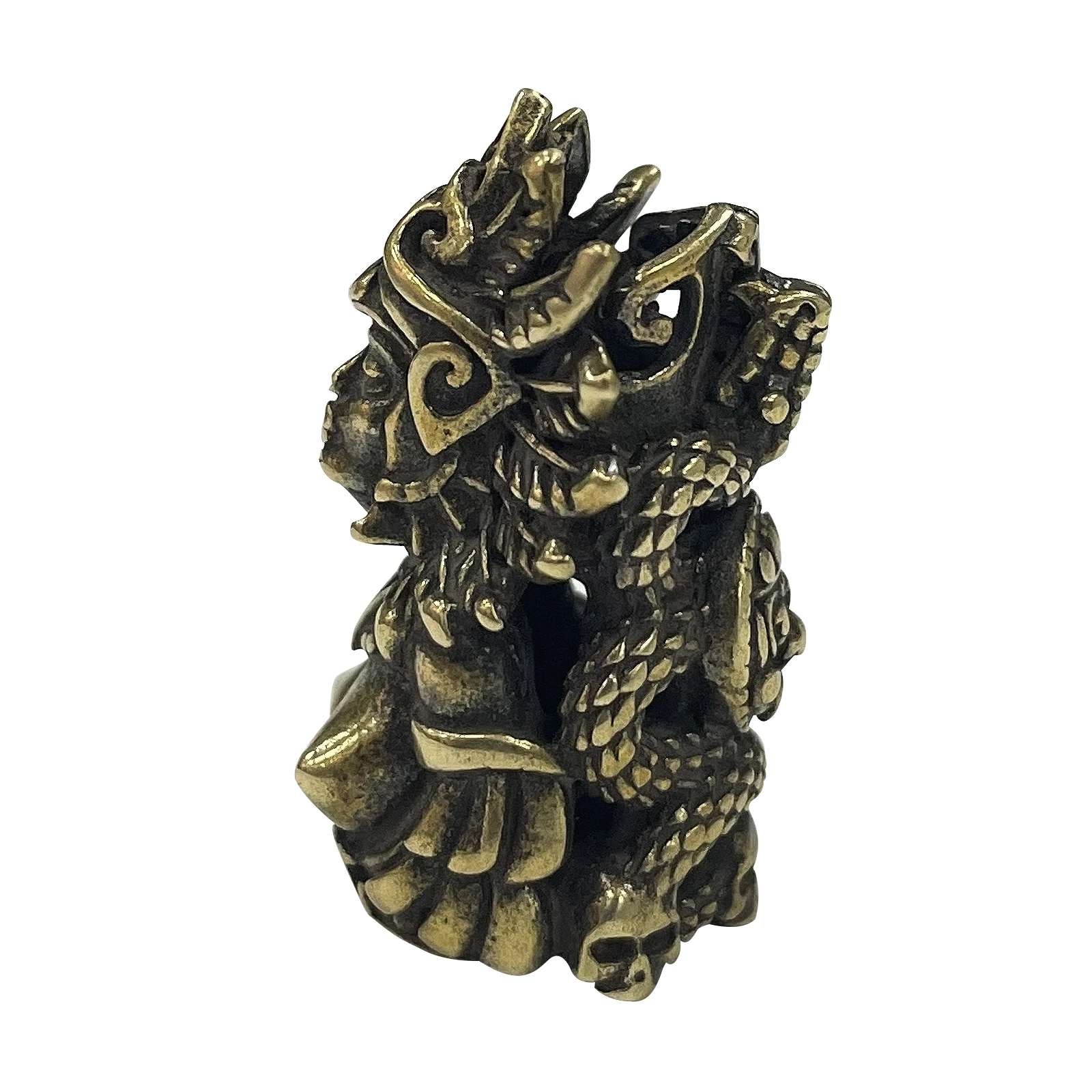 Mayan Goddess Wolf Skull Samurai Lion Knife Beads Outdoors Tools for Paracord Umbrella Rope Key Rings Accessories Charms