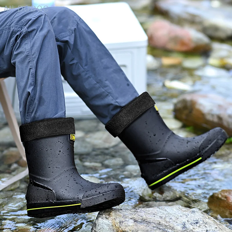 High Quality Marine Non-slip Half-length Boots Wave Cutting Fishing Boots Fishing Waterproof Shoes