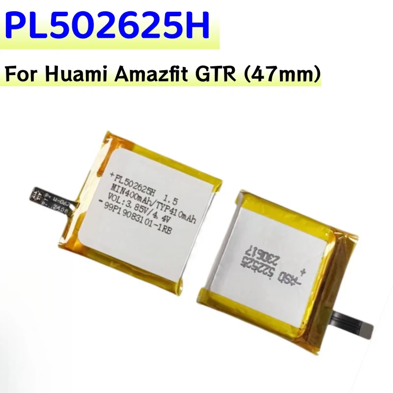 

High 410mAh PL 502625 H Battery Replacement For Huami AMAZFIT GTR 47mm Smart Sport Watchwith Tools