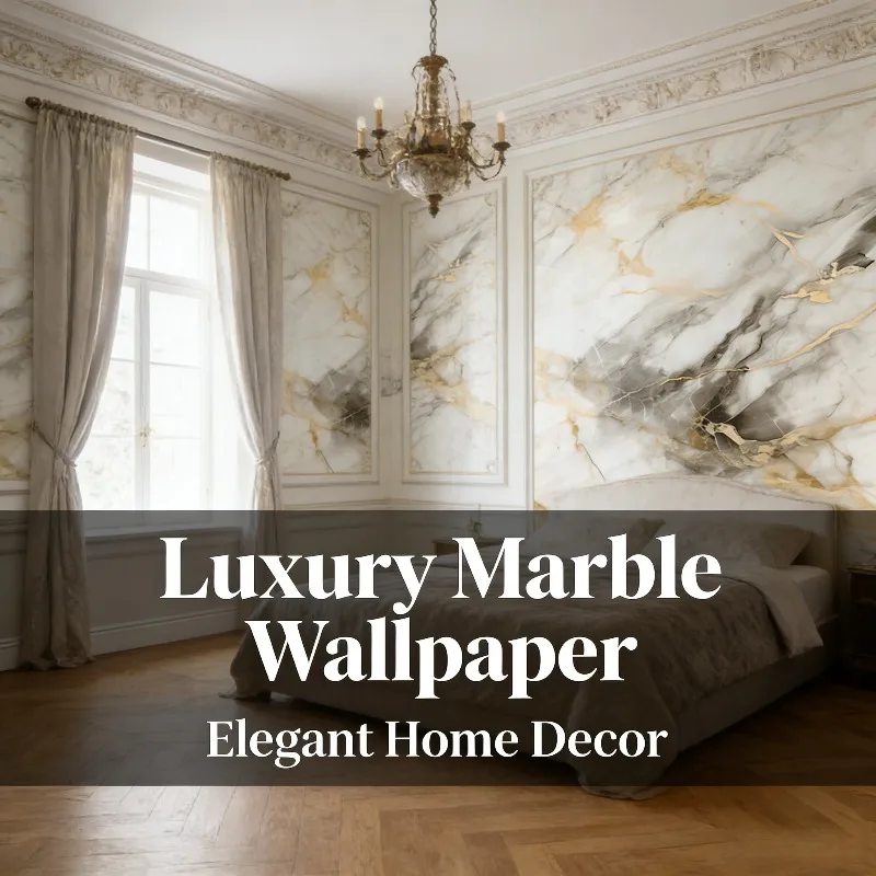 

Gold Marble Pattern Wallpaper Wall Covering Self-Adhesive Sound-Absorbing Foam Wall Panel for Kitchen Hallways Entryways Bedroom