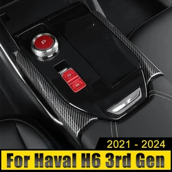 For Haval H6 3rd Gen GT 2021 2022 2023 2024 PHEV Car Console Gearbox Panel Trim Gear Decorative Strips On Both Sides Of The Gear