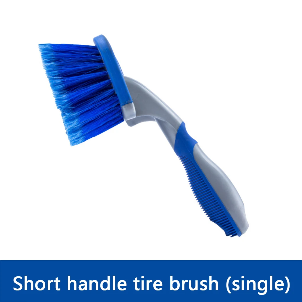 

Car Tire Brush Wheel Surface Brushes Cleaning Tool Long Handle Blue