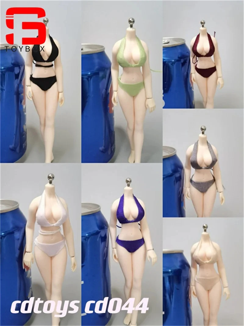 cdtoys cd044 1/12 skala kobiece bikini biustonosz kalesony zestaw ubrań Model Fit 6-calowy żołnierz figurka ciała lalki