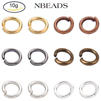 Nbeads 10G Antiek Brons Gesoldeerd Messing Open Jump Ringen Voor Sieraden Maken Levert