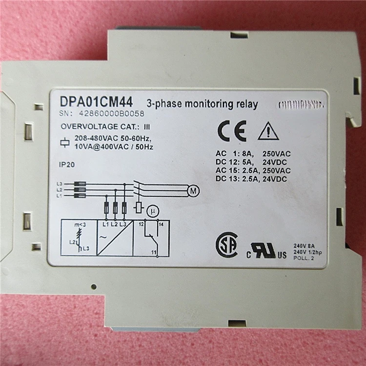 Three-phase Voltage Protection Relay DPA01CM44 New original