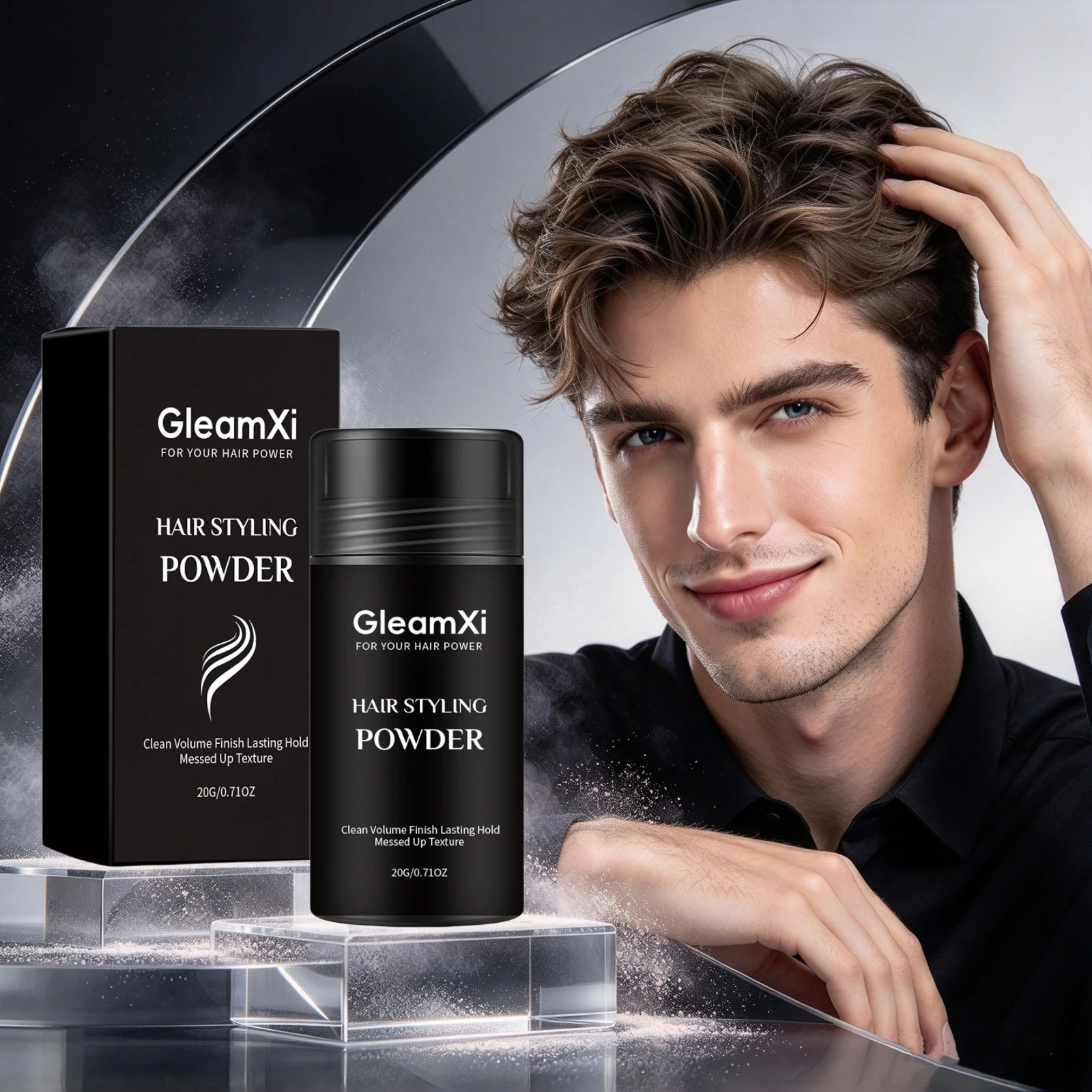 Lightweight Hair Volumizing Styling Powder Lift Root Men Women Daily Messy Hairstyle Creation Fluffy Texture Hair Makeup Powder
