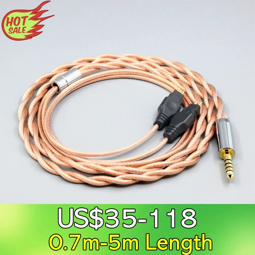 

Type6 756 core Shielding 7n Litz OCC Earphone Cable For Sennheiser HD580 HD600 HD650 HDxxx HD660S HD58x HD6xx LN007972