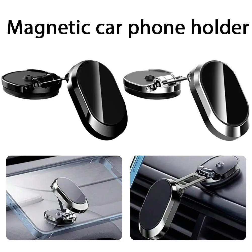 

Магнитный автомобильный держатель для телефона 1080° ° Вращающаяся складная прочная присоска для приборной панели, лобовое стекло, универсальное вентиляционное отверстие