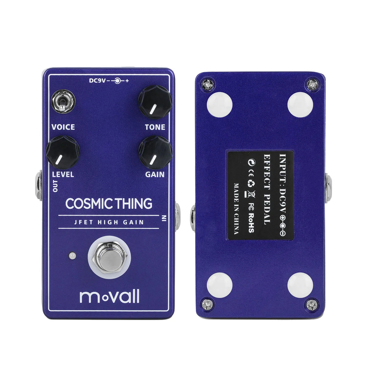 Movall Falling Star Modulated Delay Overdrive Distortion Fuzz Chorus Booster Flange Phaser Compressor Guitar Effect Pedal