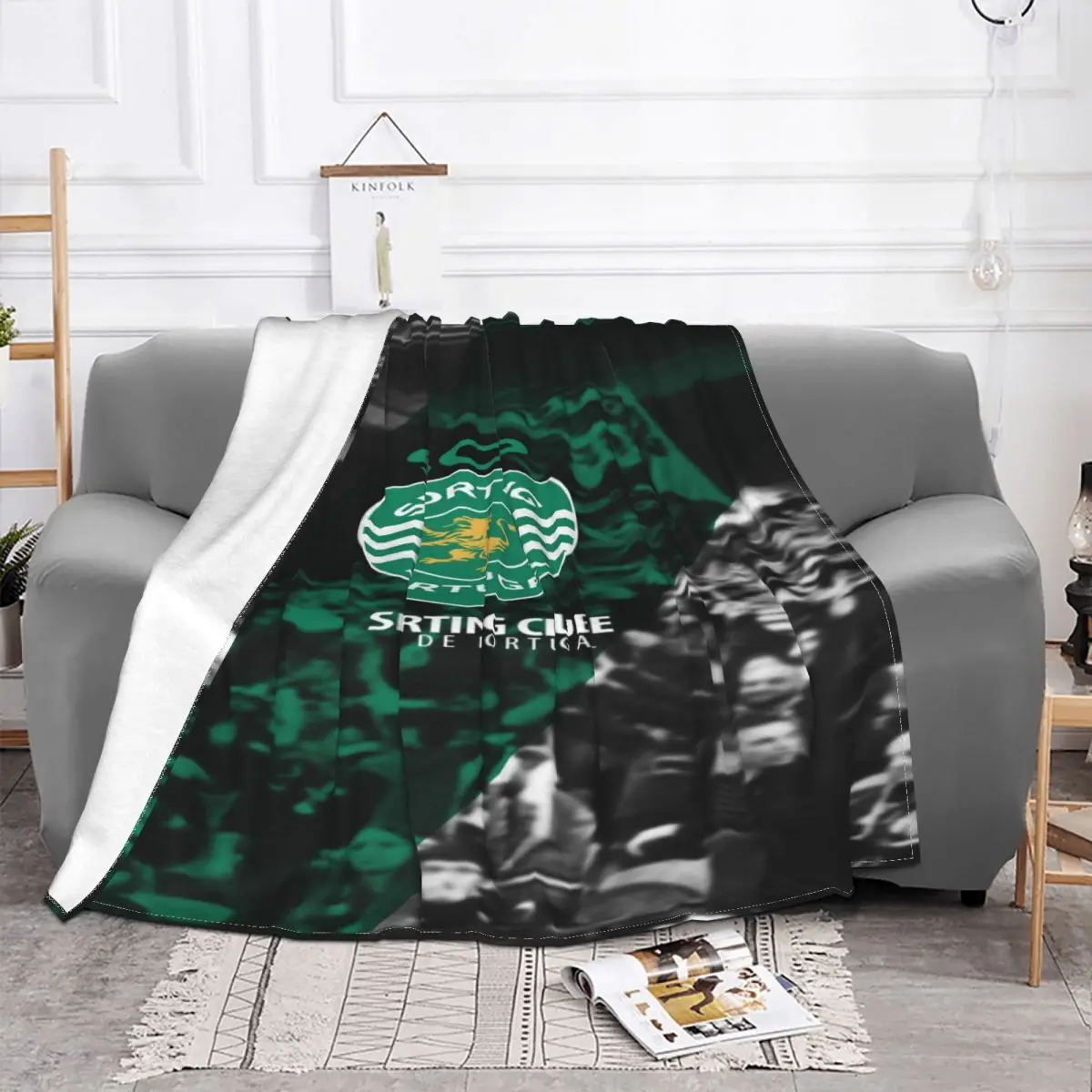 Sporting CP 1166 Bedroom Bed Blanket Blankets & Throws Throw Blanket