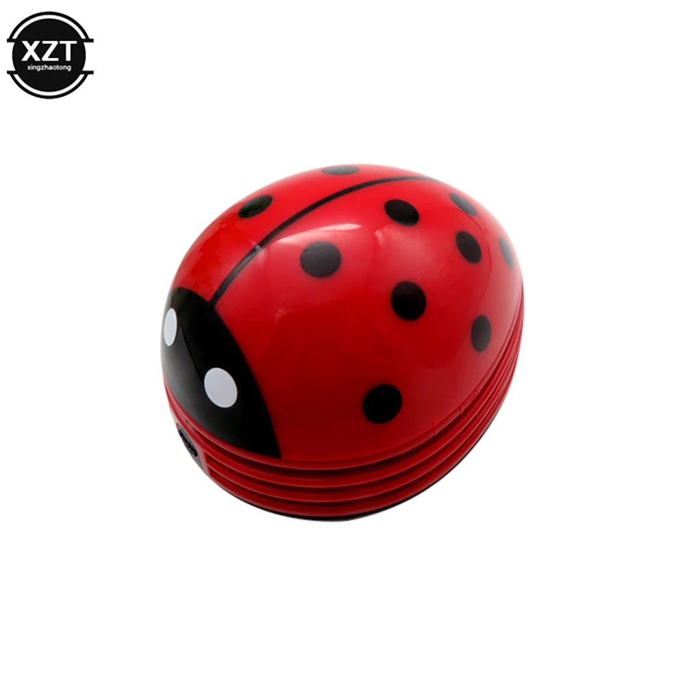 Mini vacuum Table Vacuum Cleaner Ladybug dust Cleaner Desktop Keyboard Dust Collector For Home Office Desktop cleaning