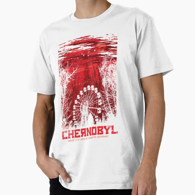 Visit Chernobyl 1209 Nuclear Disaster 3.6 Roentgen Retro gift t shirt Vintage Clothes Men's All size S-6XL Tops 100% cotton