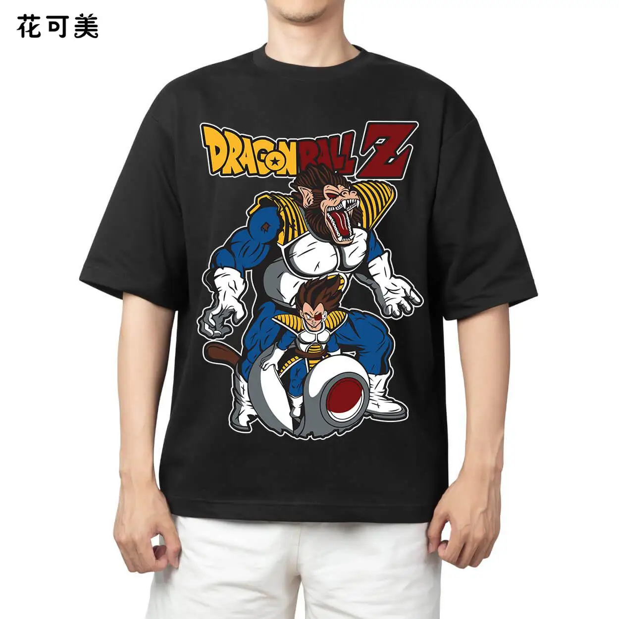 Dragon Ball Goku การ์ตูนอะนิเมะออกแบบเสื้อยืดขนาดใหญ่,อเมริกัน Vintage เฮฟวี่เวทผ้าฝ้ายหลวม Fit Streetwear