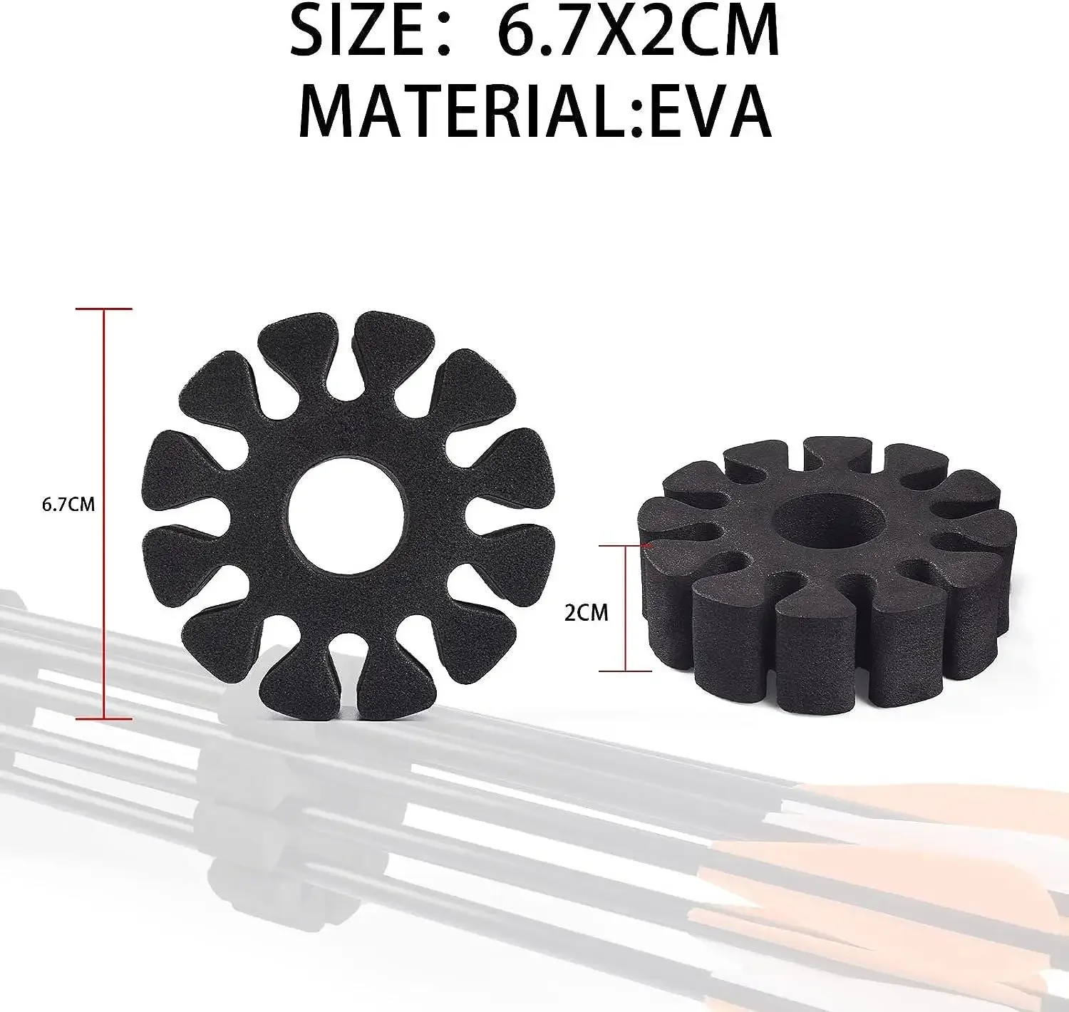 

ELONG OUTDOOR 8 шт. стойка для стрел, круглая подставка для стрел из пены EVA, держатель для стрел для охоты на открытом воздухе, аксессуары для стрельбы