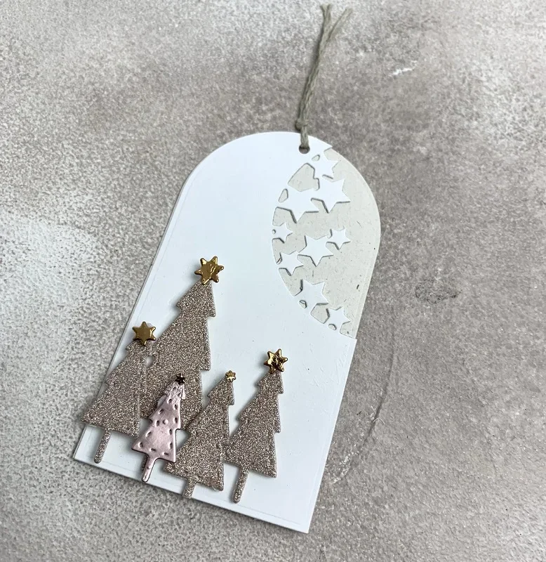 Piggy Craft metal cutting dies cut die mold Star circle ring Scrapbook paper craft knife mould blade punch stencils dies