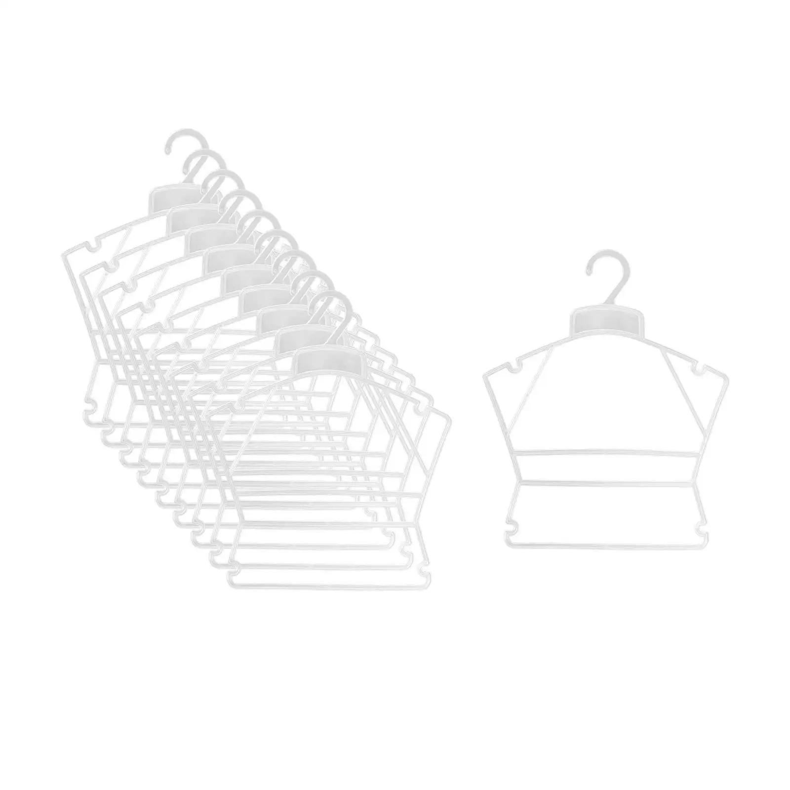 10Pcs Swimwear Hangers Organizer Storage Lingerie Display Bathing Suit for Kids Clothes Collection Show Wardrobe Closet Coat