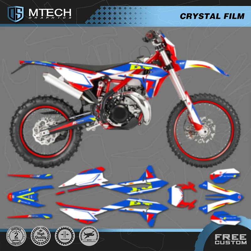 DSMTECH Custom Backgrounds Graphics Decals Stickers Kits for Beta Xtrainer 150 200 250 300 350 400 450 2023 2024 2025 006