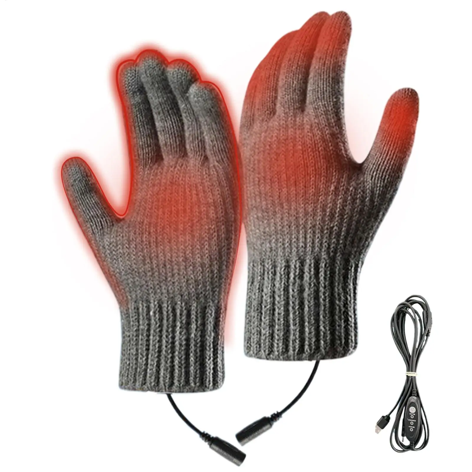 

Нагревательные перчатки, 3-уровневые перчатки с USB-подогревом, оборудование для катания на лыжах, сноуборде, для прогулок, строительства, мотоцикла, кемпинга, рыбалки