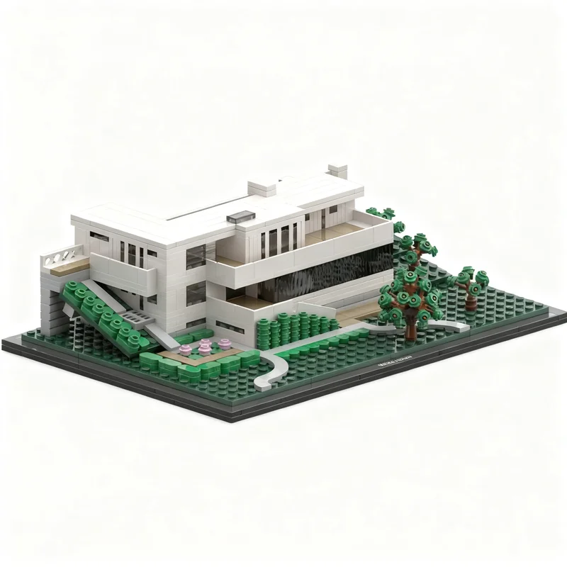 781pcs MOC Villa Tugendhat - The White House Alternative Build Model Building Blocks Collection Birthday Brick Assemble Idea
