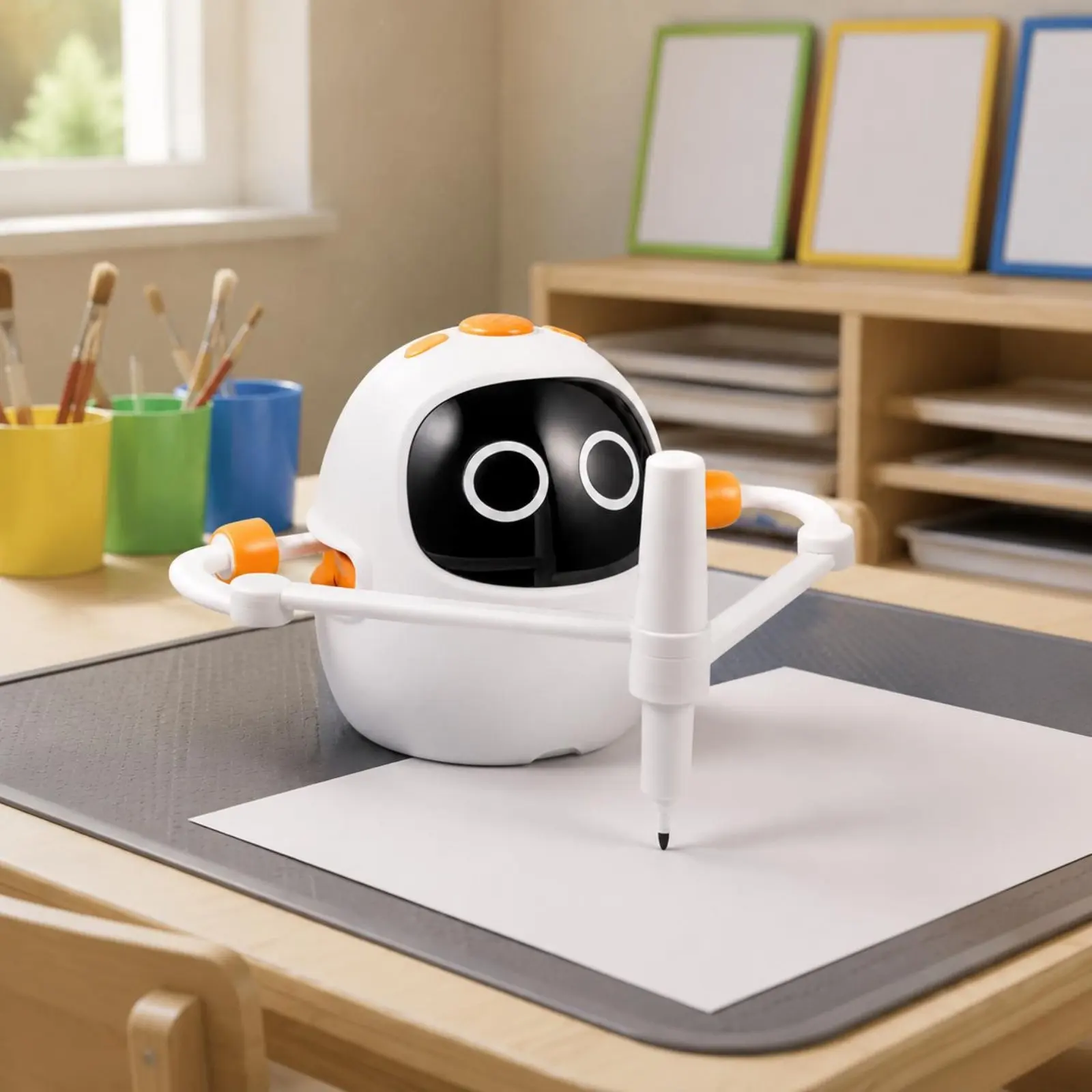 robot-de-dessin-interactif-educatif-pour-enfants-guide-d'art-pour-l'apprentissage-precoce-avec-tutoriel-etape-par-etape