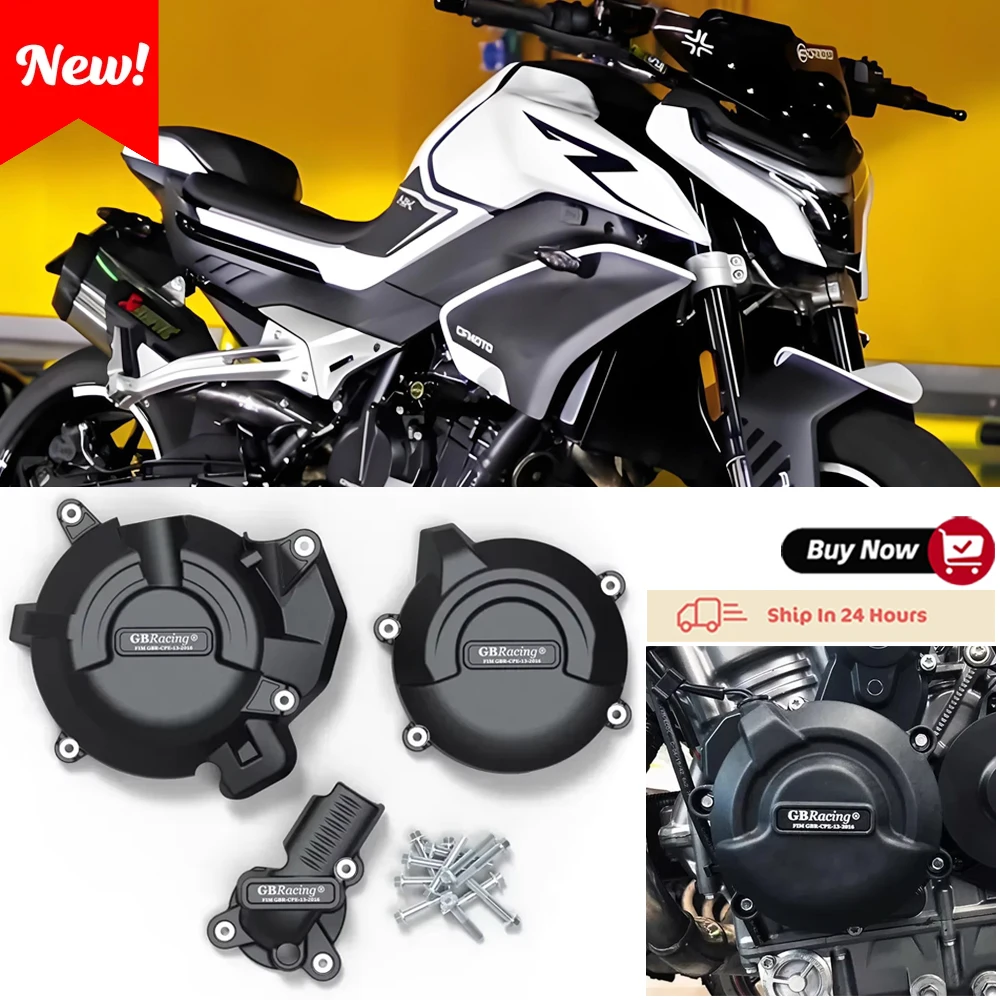 

for CFMOTO 800MT 2022 2023 800NK 2022 2023+ Nylon and Fiberglass Composite GB Racing Motorcycle Engine Protective Cover