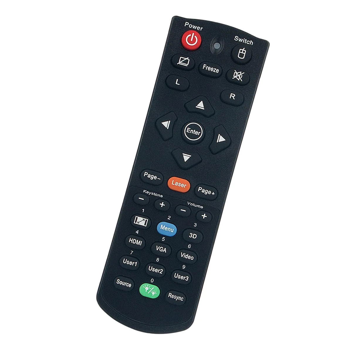 New Remote Control For Optoma EH320 EH320UST EH320USTi EH345 EH412 EH412ST EH490 EH504 EH512 EH345 Projector