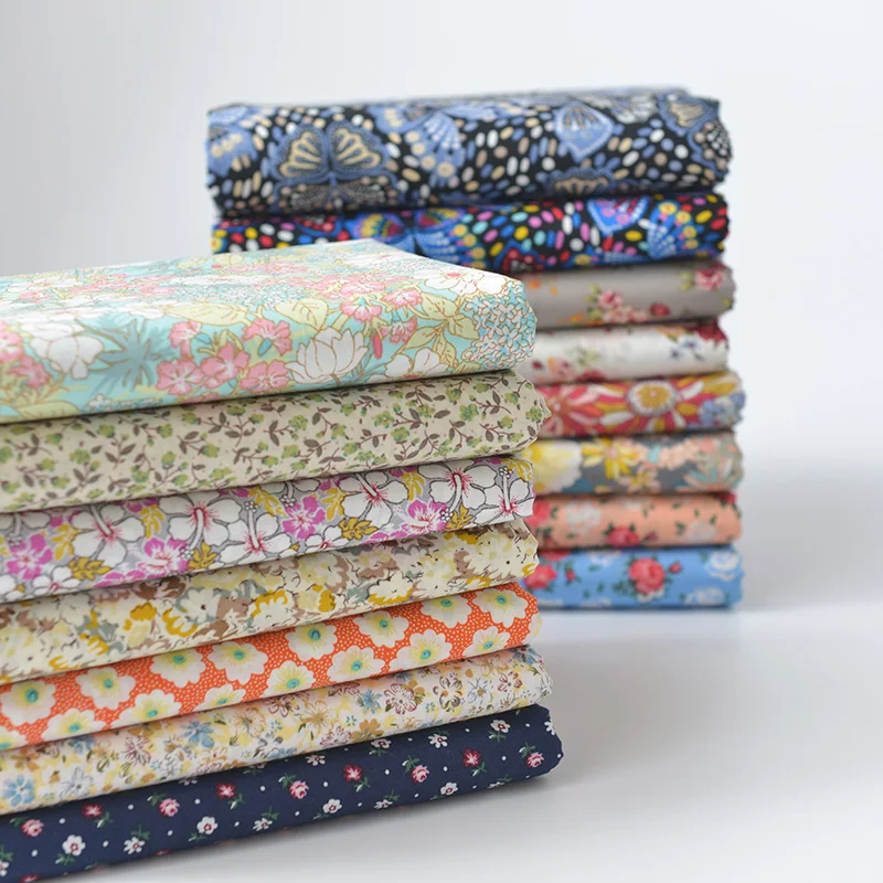 

145CMx50CM First love floral cotton fabric crafts summer apparel dress patchwork fabric for hair bow sewing tissue cotton cloth