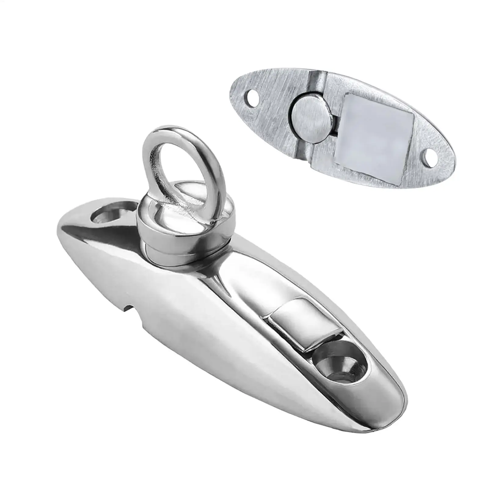 316 Stainless Steel Fenders Hook Rotatable Fixed Base Boat Quick Release Mudguard Hook For Yacht Sunshade Deck Accessories