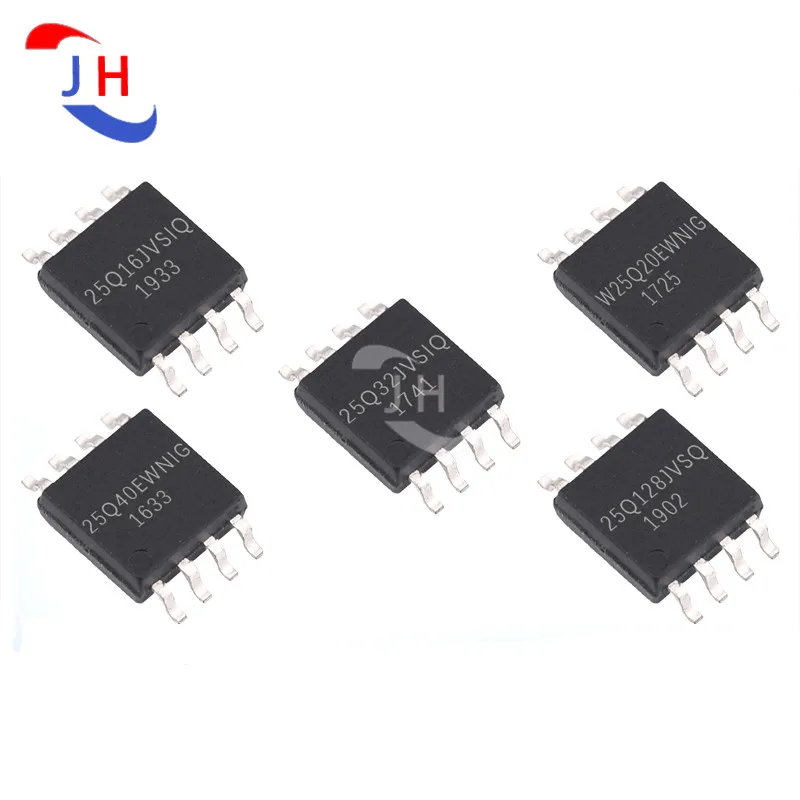 2PCS New W25Q16JVSSIQ W25Q32JVSSIQ W25Q64JVSSIQ W25Q128JVSIQ W25Q32BVSIG W25Q32FVSSIG W25Q64FVSSIG Memory Chip SOIC-8 SOP-8