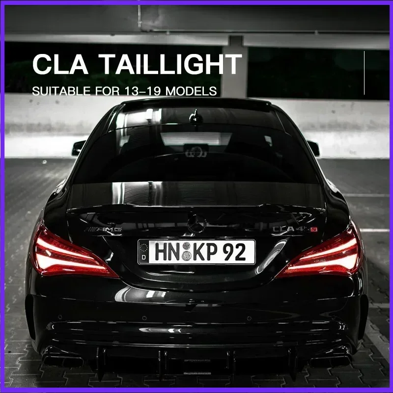 

Car LED Tail Light Accessories For Bnez CLA W117 C200 C250 2014-2017 Auto Rear Fog DRL Brake Turn Signal Lamp Plug and Play