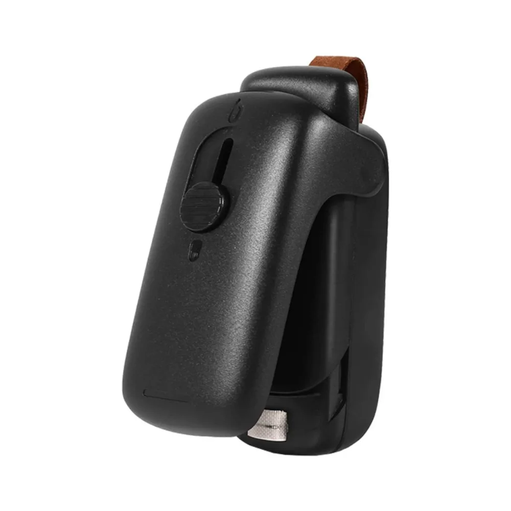 Mini Snack Bag Sealer Magnetic with Concealed Cutter Snack Heat Sealer Protective Sliding Cover Design Moisture-proof