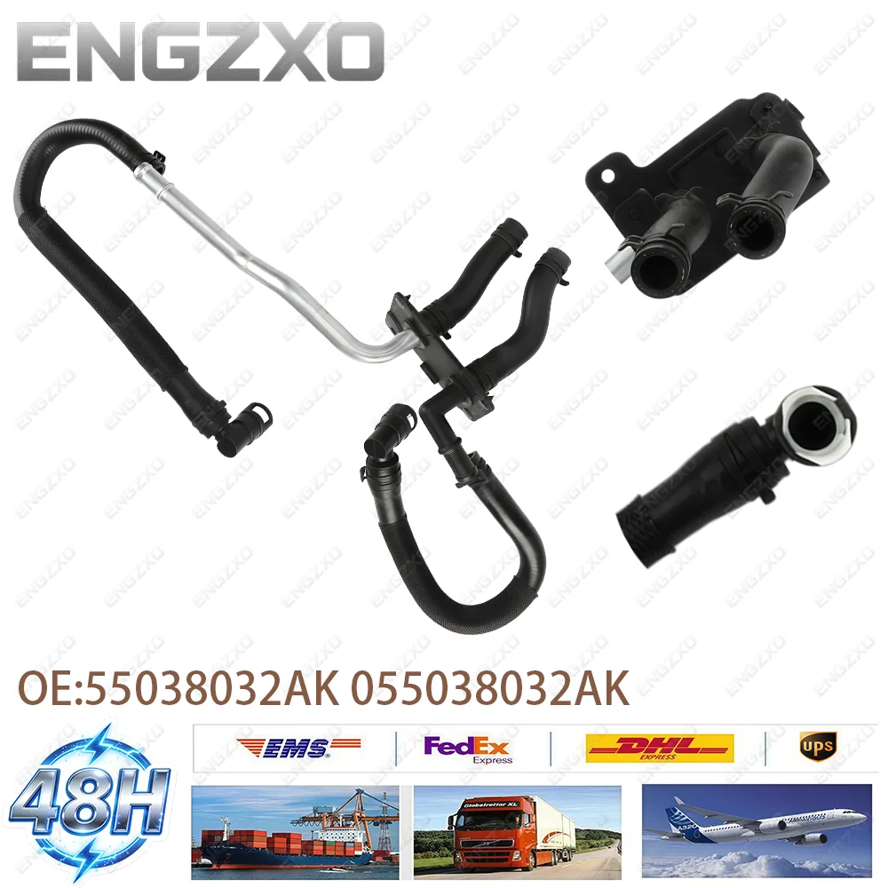 

High Quality 55038032AK 55038032AI 55038032AE Tube Heater Supply And Return Hose For Jeep Grand Cherokee Durango 2011 - 2017