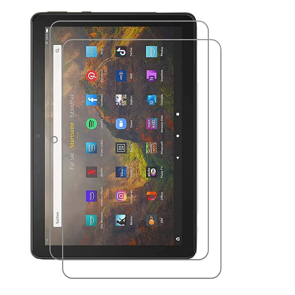 

Для Amazon Kindle Fire HD10 2021 Защитная пленка для экрана с защитой от царапин твердость 9H ультратонкое HD фото закаленное стекло