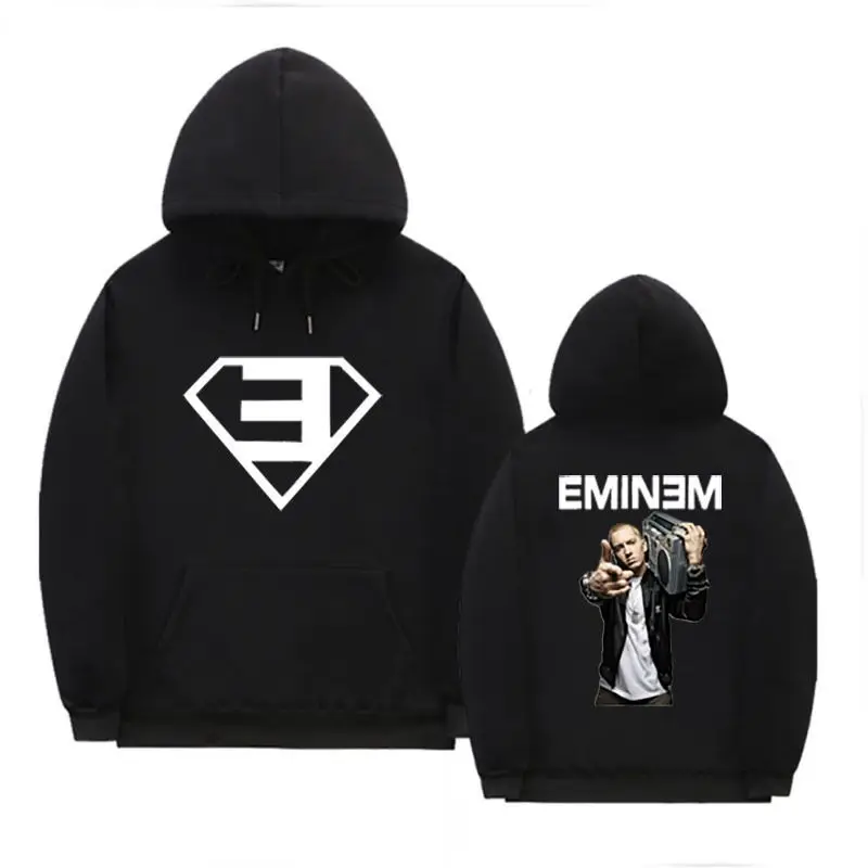 

American RAP GOD Eminem Autumn and Winter Hooded Sweater Men and Women Loose Casual Sweatshirt Couple Street Wear Hip Hop Hoodie