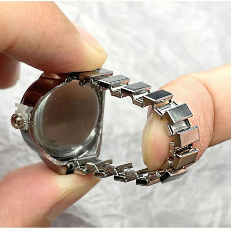 Schmetterling Multi-farbe Ring Uhr Edelstahl Legierung Männer Frauen Einfache Atmosphärische Vielseitige Mode Ring Schmuck Party Geschenke – Detail 5