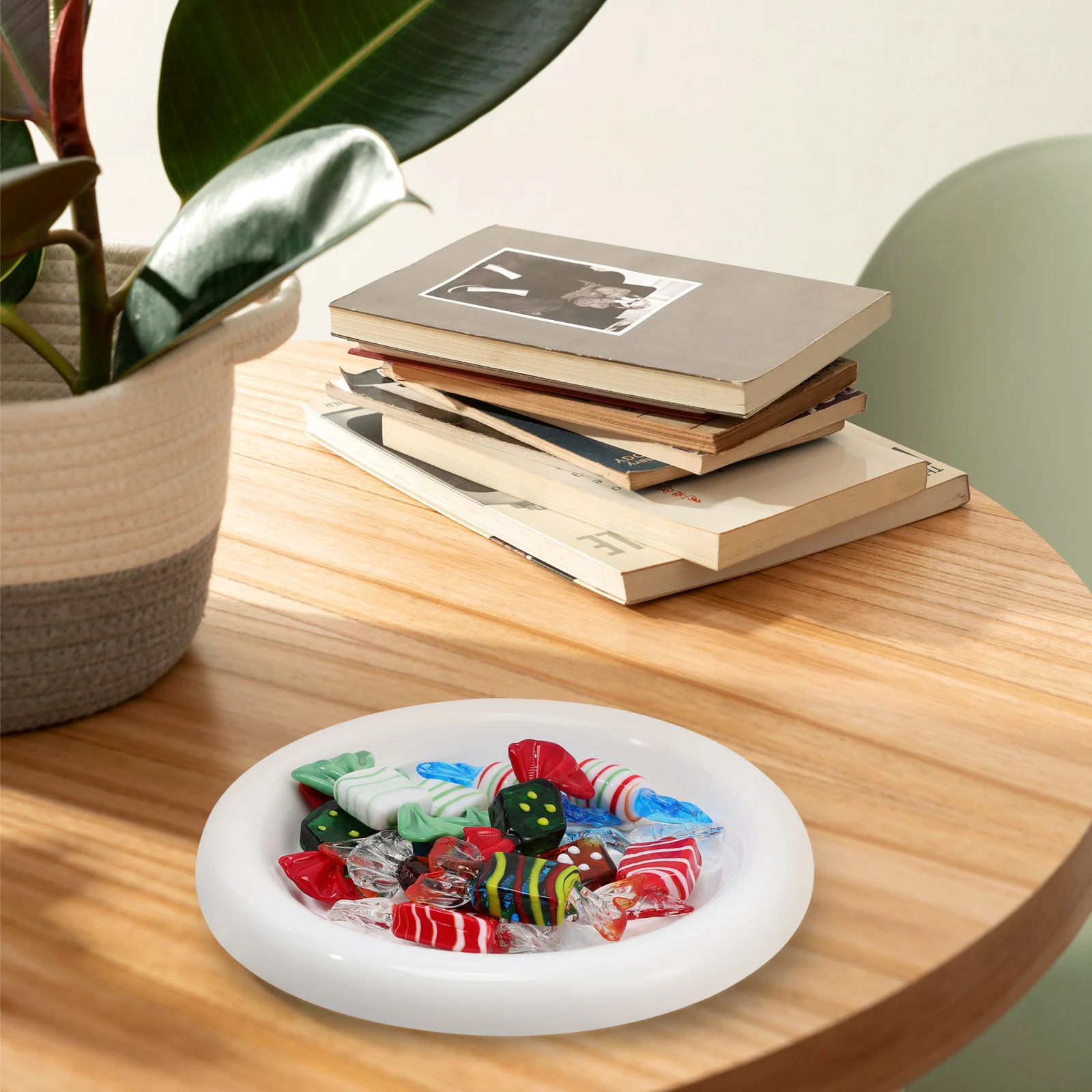 

12Pcs Colorful Candy Glass Decor Creative Desktop Ornaments Party Props Home Office Decoration Home Decor Party Layout Prop