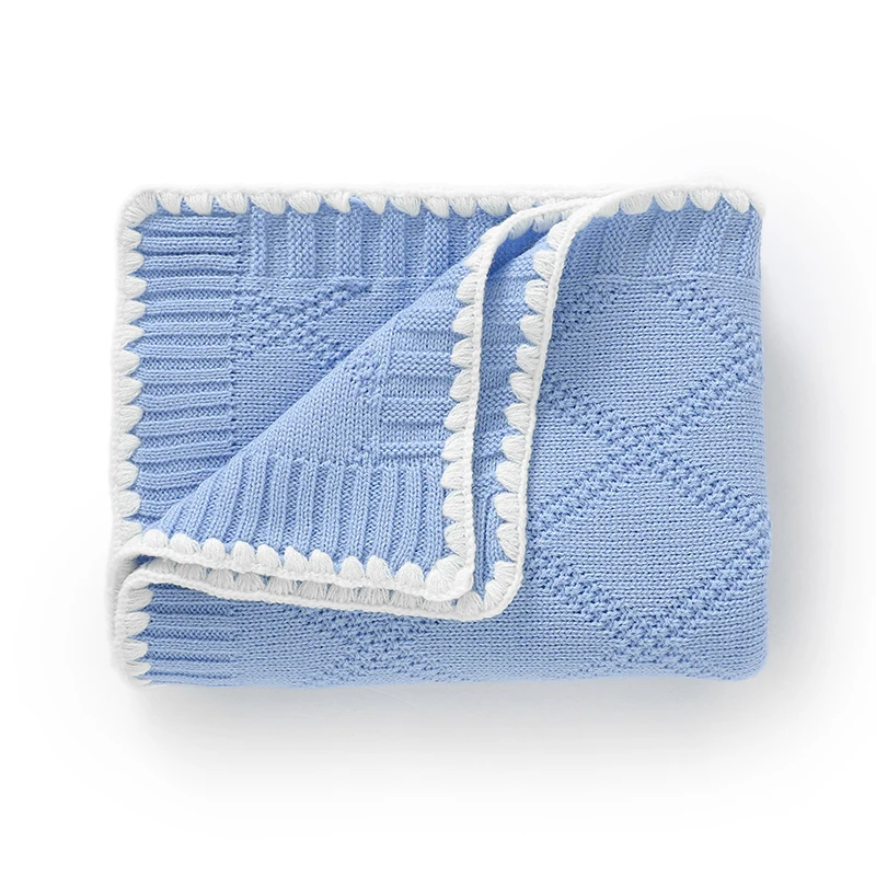Baby Blankets for Newborn Boys Girls Monthly Swaddle Wrap Quilts Covers for Stroller Bassinet 90*70cm Toddler Kids Throwing Mats