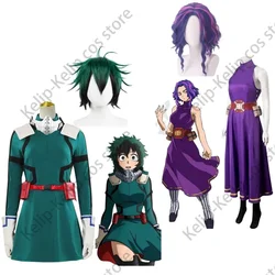 Anime My Hero Academia Lady Nagant Cosplay Costume Tsutsumi Kaina Wig Purple Dress Combat Uniform Woman Sexy Birthday Party Suit