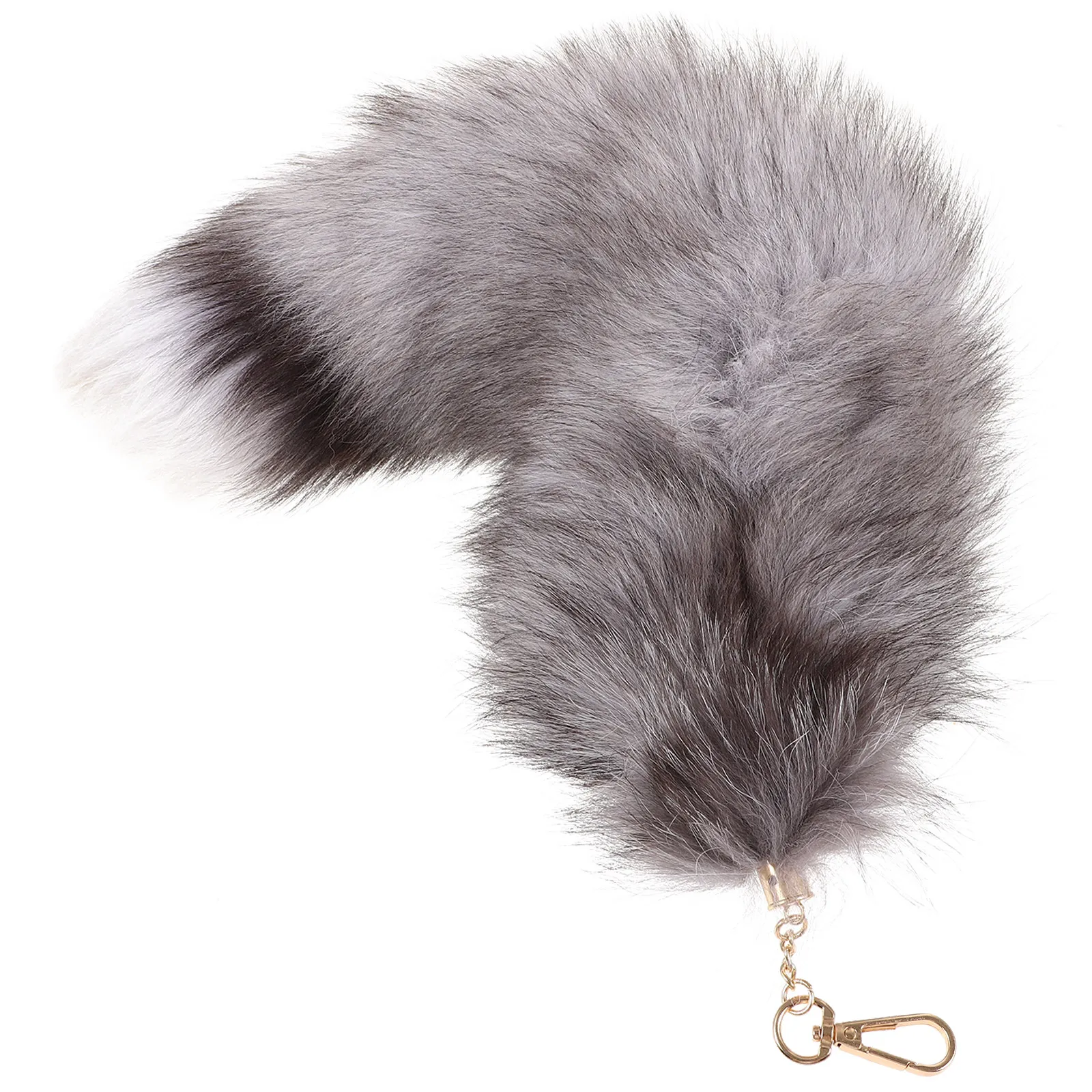 

Fox Tail Keychain Animal Tail Pendant Soft Lightweight Bag Car Mirror Hanging Decor For Keys Handbag Backpack Key Accessory