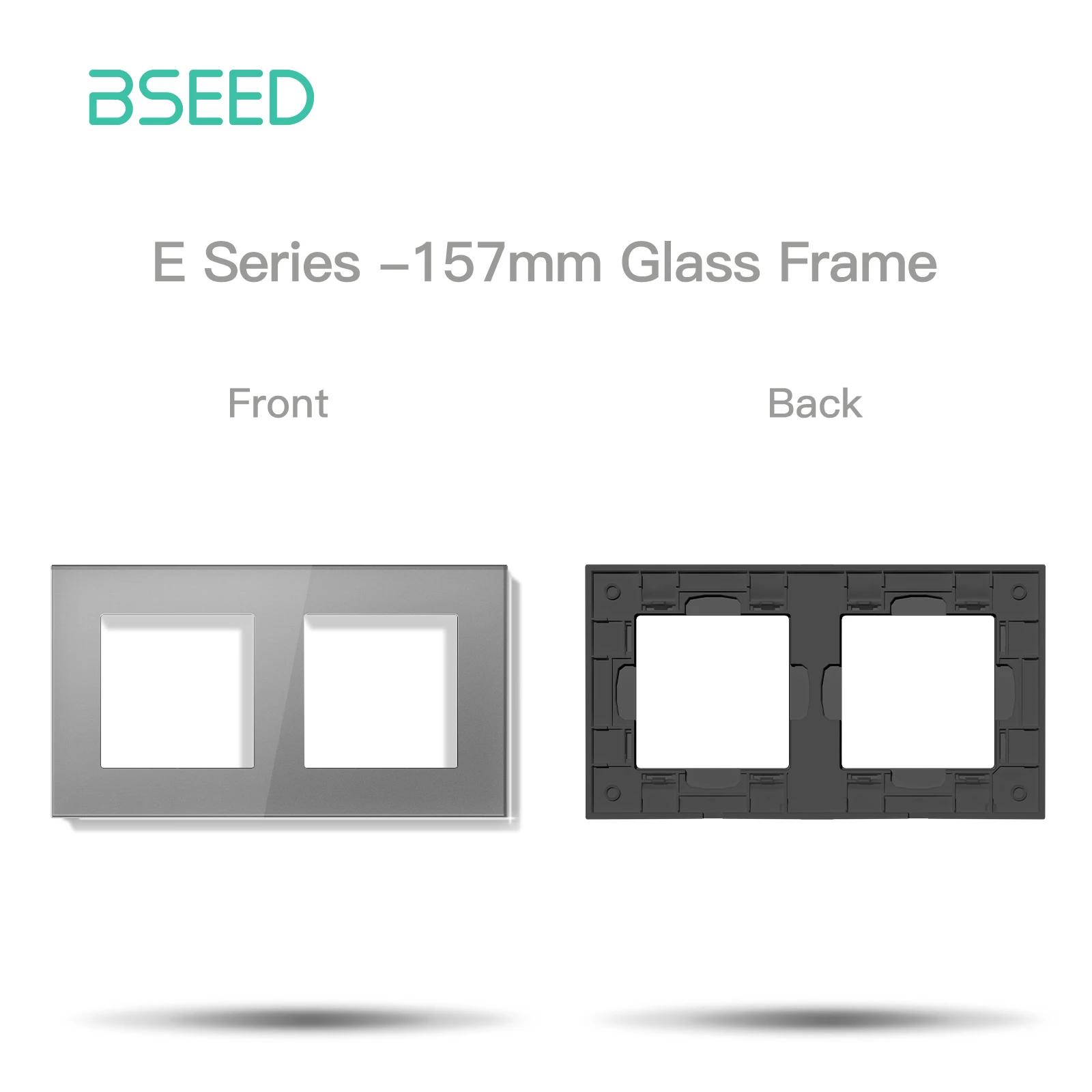 BSEED Zigbee Gordijn/Dimmer/Roller Click Switch Modules Smart Switch Onderdelen Glazen Frame DIY Combinatie Shutter Switch E-serie