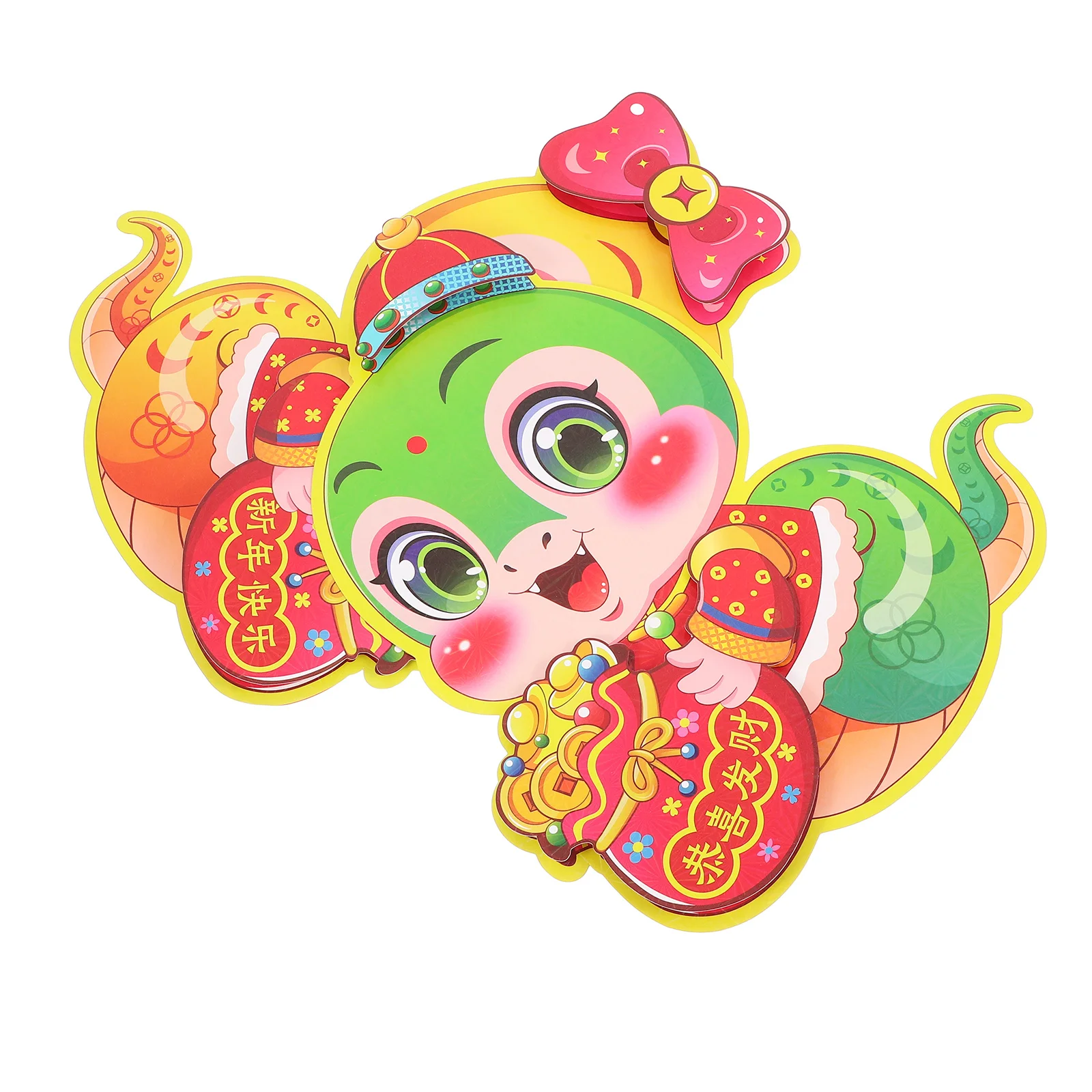 

1Pair Chinese New Year Window Decals Red Fu Character Door Stickers Spring Festival Holiday Clings Glass Stickers Lunar New