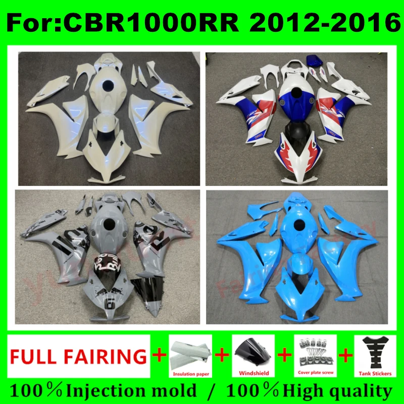 

NEW ABS Motorcycle Whole Fairings kit fit for CBR1000RR CBR1000 CBR 1000RR 2012 2013 2014 2015 2016 bodywork full Fairing kits