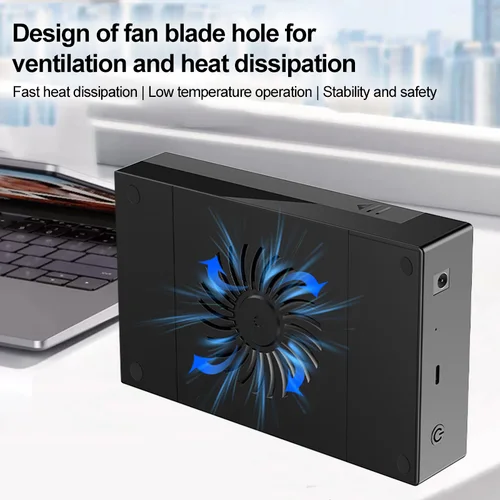 Imagen 2 del producto Caja HDD de 3,5/2,5 pulgadas, lector de disco duro externo USB 3,0 a SATA, compatible con carcasa de disco duro de 12TB, adaptador de alta velocidad para ordenador portátil